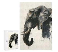 Jigsaw 1000 PCS for Teenagerss Elephant Grace Adult Jigsaw Hands-on Game Home Decoration Unique Gifts for Birthday And Christmas 1000 PCS