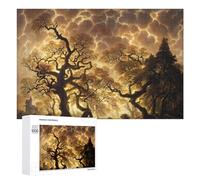 Jigsaw 1000 PCS for Teenagerss Enchanted Forest Under Stormy Skies Jigsaw Relax Games Difficult Challenge Unique Gifts for Birthday And Christmas 1000 PCS