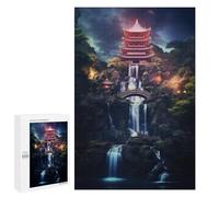 Jigsaw 1000 PCS for Teenagerss Fantasy Temple in Japan Jigsaw for Adults Toy Wall Decor Presents for Women Unique Gifts for Birthday And Christmas 1000 PCS