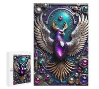 Jigsaw 1000 PCS for Teenagerss Future Steampunk Phoenix Puzzles for Adults Relax Games Staycation Kill Time for Is Ideal As A Gift 1000 PCS