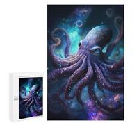 Jigsaw 1000 PCS for Teenagerss Galactic Octopus Art Print-14 Puzzles for Teenagerss Analysis And Logic Parent-child Interaction Challenging Game Toys 1000 PCS