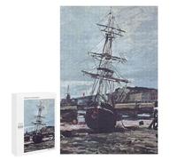 Jigsaw 1000 PCS for Teenagerss Gestrandetes Boot in Fecam Adult Jigsaw Hands-on Game Home Decoration Unique Gifts for Birthday And Christmas 1000 PCS