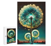 Jigsaw 1000 PCS for Teenagerss Glowing Dandelion Tree Puzzles for Adults Relaxing Games Analysis And Logic Parent-child Interaction 1000 PCS