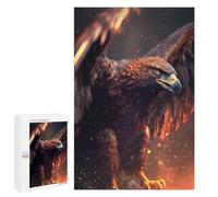 Jigsaw 1000 PCS for Teenagerss Golden Eagle Soaring Puzzles for Adults Relax Games Staycation Kill Time for Is Ideal As A Gift 1000 PCS