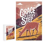 Jigsaw 1000 PCS for Teenagerss Grace in Every Step Illustration Jigsaw Puzzle Family Games Pattern Assembly Unique Gifts for Birthday And Christmas 1000 PCS