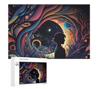 Jigsaw 1000 PCS for Teenagerss Inner Journey A Whimsical Artwork Jigsaw Relax Games Difficult Challenge Unique Gifts for Birthday And Christmas 1000 PCS