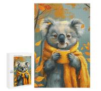 Jigsaw 1000 PCS for Teenagerss Koala with Tea Cup Jigsaw Puzzle Family Games Pattern Assembly Unique Gifts for Birthday And Christmas 1000 PCS
