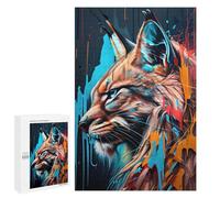 Jigsaw 1000 PCS for Teenagerss LYNX Panorama Set Left 1 Puzzles for Adults Relax Games Staycation Kill Time for Is Ideal As A Gift 1000 PCS