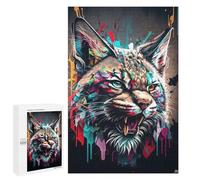 Jigsaw 1000 PCS for Teenagerss LYNX Panorama Set Right 2 Jigsaw for Adults Toy Wall Decor Presents for Women Unique Gifts for Birthday And Christmas 1000 PCS