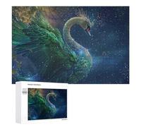 Jigsaw 1000 PCS for Teenagerss Magical Fantasy Swan Artwork Jigsaw Relax Games Difficult Challenge Unique Gifts for Birthday And Christmas 1000 PCS