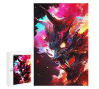 Jigsaw 1000 PCS for Teenagerss Paint The Oni Mask Jigsaw Puzzle Family Games Pattern Assembly Unique Gifts for Birthday And Christmas 1000 PCS