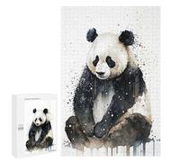 Jigsaw 1000 PCS for Teenagerss Panda Watercolor Jigsaw for Adults Toy Wall Decor Presents for Women Unique Gifts for Birthday And Christmas 1000 PCS