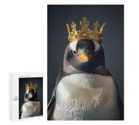 Jigsaw 1000 PCS for Teenagerss Penguin King Puzzles for Adults Relax Games Staycation Kill Time for Is Ideal As A Gift 1000 PCS