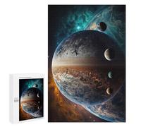 Jigsaw 1000 PCS for Teenagerss Planetary Whirlpools in Space Jigsaw for Adults Toy Wall Decor Presents for Women Unique Gifts for Birthday And Christmas 1000 PCS