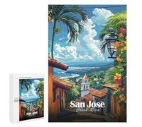 Jigsaw 1000 PCS for Teenagerss San Jose, Costa Rica Jigsaw Puzzle Family Games Pattern Assembly Unique Gifts for Birthday And Christmas 1000 PCS