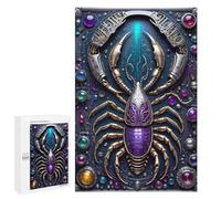 Jigsaw 1000 PCS for Teenagerss Scorpion Steampunk Art Adult Jigsaw Hands-on Game Home Decoration Unique Gifts for Birthday And Christmas 1000 PCS