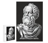 Jigsaw 1000 PCS for Teenagerss Socrates Philosopher Bust Adult Jigsaw Hands-on Game Home Decoration Unique Gifts for Birthday And Christmas 1000 PCS