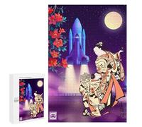 Jigsaw 1000 PCS for Teenagerss Synthwave Ukiyoe 3 Adult Puzzles Relaxing Games Home Decoration Unique Gifts for Birthday And Christmas 1000 PCS