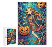 Jigsaw 1000 PCS for Teenagerss Underwater Halloween Mermaid Jigsaw Relax Games Difficult Challenge Unique Gifts for Birthday And Christmas 1000 PCS