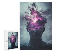 Jigsaw 1000 PCS Galactic Mind Portal Jigsaw Puzzles for Adults Improve Memory Challenging To Complete Christmas Birthday Gifts 1000 PCS