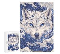 Jigsaw 1000 PCS Oceanic Wolf Majesty Jigsaw Puzzles for Teenagers Improve Memory Educational Challenge Gifts for Friends And Family 1000 PCS