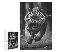 Jigsaw 1000 PCS Wild Tiger Roar -2 Jigsaw Puzzles for Adults Improve Memory Challenging To Complete Christmas Birthday Gifts 1000 PCS