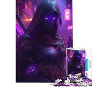 Jigsaw 1000 Piece A Futuristic Female Ninja Boost Focus And Calm Your Mind Stable Fit No Shifting Pieces Chic Gifts for Home Styling (Size 38x26cm)