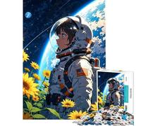 Jigsaw 1000 Piece A Journey Beyond Earth Relaxing Creative Play Toy Each Fragment Fits Perfectly Tight Sophisticated Gifts Idea (Size 38x26cm)