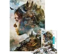 Jigsaw 1000 Piece A Minds Castle Stress Free Brain Teaser Uniform Size Well Cut Pieces Polished Gifts for Wall Decor (Size 50x75cm)