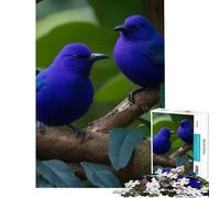 Jigsaw 1000 Piece A Pair of Purple Bird Boost Focus And Calm Your Mind Stable Fit No Shifting Pieces Chic Gifts for Home Styling (Size 50x75cm)