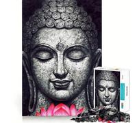 Jigsaw 1000 Piece Buddha Zen Yoga Studio Art Neat Cut Decor Logic Thinking Play Calm Game Time Xmas Decor Gift (38x52cm)