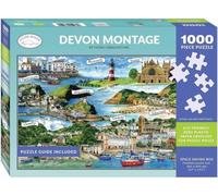 Otter House 1000 Piece Jigsaw Puzzle - Devon Montage