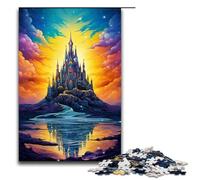Jigsaw 1000 Piece for Adults A Large Castle Above The City Puzzle Hands on Game Unique Home Decor And Gifts 75x50cm