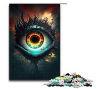 Jigsaw 1000 Piece for Adults Eyes of The Abyss Puzzle Hands on Game Unique Home Decor And Gifts 75x50cm
