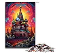 Jigsaw 1000 Piece for Adults Russia Red Square Puzzle Hands on Game Unique Home Decor And Gifts 75x50cm