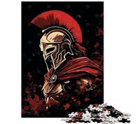 Jigsaw 1000 Piece Leonidas of Sparta Educational Game Difficult Hard Toy Wall Decor Unique Gifts for Birthday And Christmas Size 38x26cm