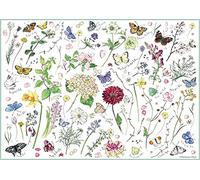 Otter House Madeleine Floyd Flowers & Butterflies in Multicolor, Size 1000 Piece, Cardboard | Charlies