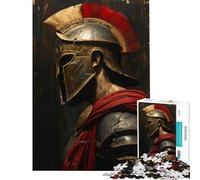 Jigsaw 1000 Piece Sparta Warrior Educational Challenge But Fun And Humorous Toy Wall Decor for And from 14 Years And over (38x26cm)