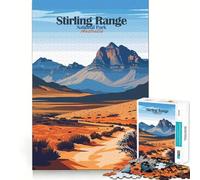 Jigsaw 1000 Piece Stirling Range National Park Australia Flawless Fit Art Mind Challenge Toy Downtime Game Fun Birthday Fun Gift (50x75cm)