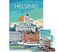 Jigsaw 1000 Piece Travel Nature Vintage Neat Cut Decor Logic Thinking Play Calm Game Time Xmas Decor Gift (50x75cm)