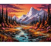 Jigsaw 1000 Pieces - Abstract Landscapes Posters - Educational Toys Puzzle For Adults - Elderly Memory Cognition Games Gifts Zx204Ap