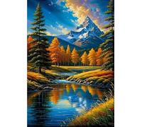 Jigsaw 1000 Pieces - Abstract Landscapes Posters - Educational Toys Puzzle For Adults - Elderly Memory Cognition Games Gifts Zx209Ap