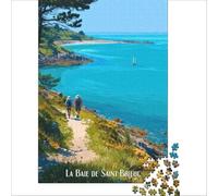 jigsaw 1000 pieces Affiche La Baie De Saint | Difficult Challenge Challenging Game Toys for Birthday, Chrismas 38x26cm