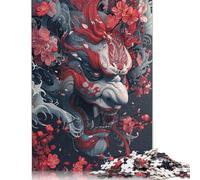 Jigsaw 1000 Pieces Ancient Japanese Masks Puzzle Jigsaw Adults Puzzles Jigsaw Education Game Educational Toys Gifts Jigsaw Puzzles 1000pcs (75x50cm)