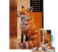 Jigsaw 1000 Pieces Aurum Vulpes Challenging To Complete Learning Educational Impossible Game for 14+ Puzzle Game Offered (50x75cm)