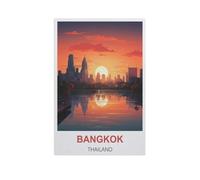 jigsaw 1000 pieces，Bangkok Thailand，DIY Art for Grown Ups Adults（38x26cm）-AJ17