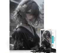 Jigsaw 1000 Pieces Beautiful Maiden Ninja Sharp Joint Play Logic Puzzle Play Cozy Time Game Christmas Fun Gift (50x75cm)