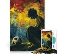 Jigsaw 1000 Pieces Before The KickOff Sharp Joint Play Logic Puzzle Play Cozy Time Game Christmas Fun Gift (38x26cm)