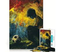 Jigsaw 1000 Pieces Before The KickOff Smooth Edge Play Mind Skill Fun Cozy Time Play Birthday Hobby Gift (50x75cm)