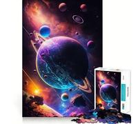 Jigsaw 1000 Pieces Beyond The Horizon Galaxie Accurate Cut Art Creative Brain Play Easy Play Game Xmas Art Display (38x26cm)
